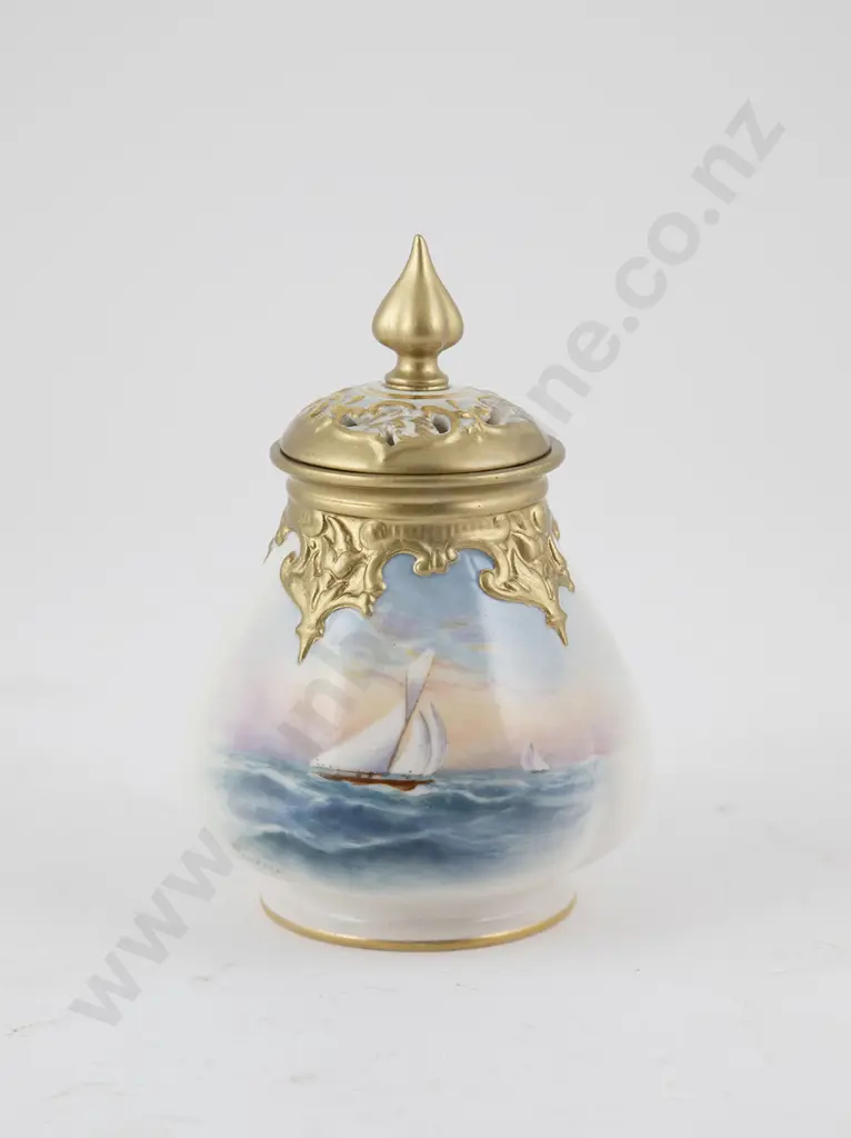 Royal Worcester Vase and Cover Image 1++