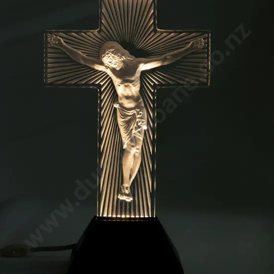 Lalique Crystal Christ on the Cross