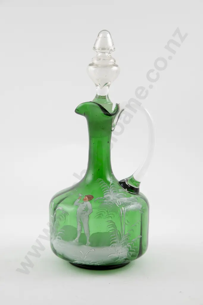 Victorian Mary Gregory Claret Jug Image 1++
