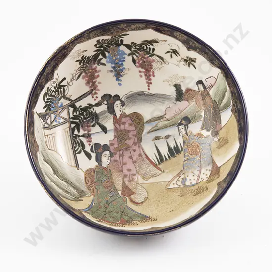 Meiji Period Japanese Satsuma Bowl