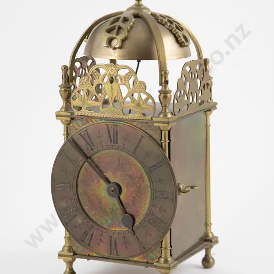 C17th Style Brass Lantern Clock