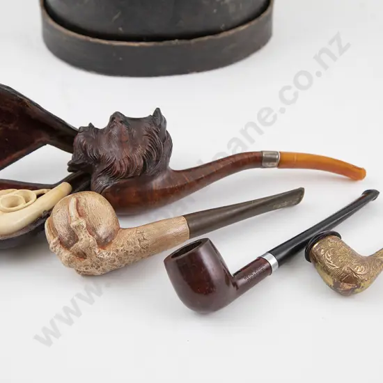 Five Various Vintage Pipes