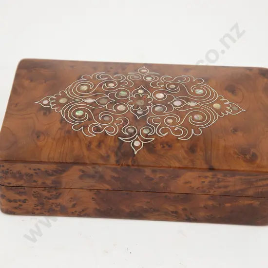 New Zealand Burr Totara Cigarette Box
