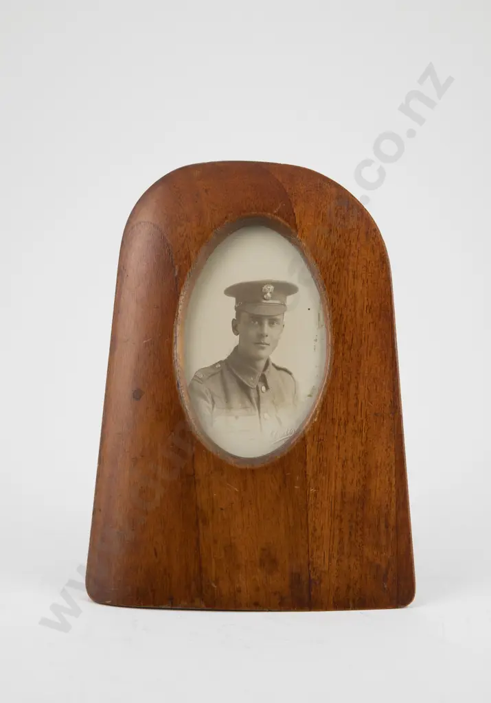 A Sepia Photo Of A WWI Soldier Image 1++