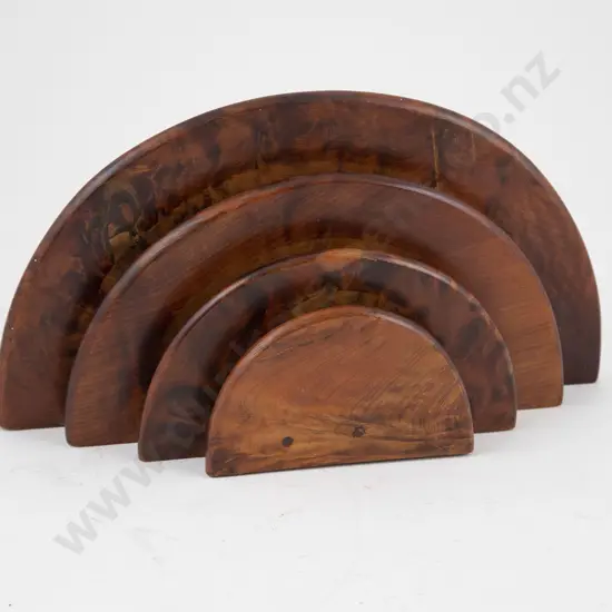 NZ Burr Totara Demi Lune Stand