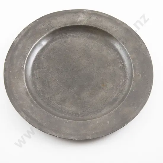 Geo III Pewter Plate