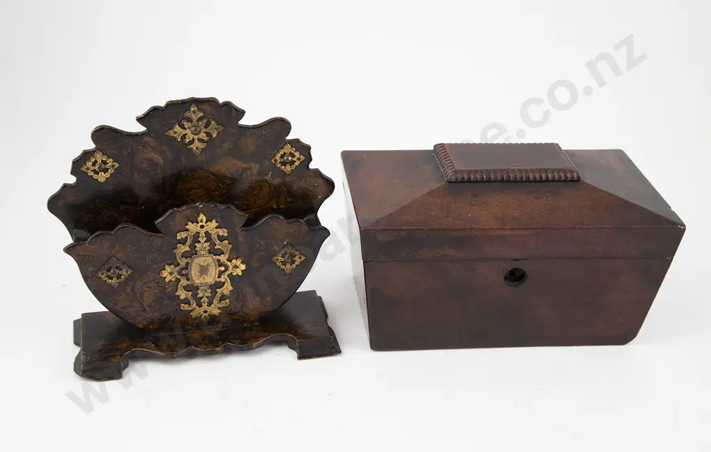 Regency Rosewood Tea caddy Image 1++
