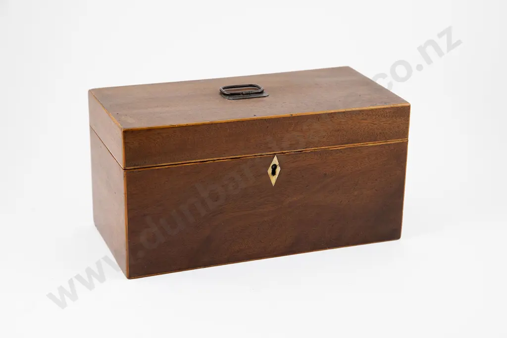Regency Mahogany Caddy/Stationery Box Image 1++