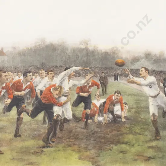 After William B. Wollen - A Rugby Match