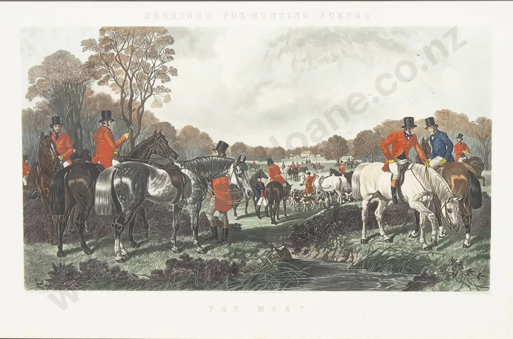 Herring’s Fox-Hunting Scenes - The Meet Image 1++