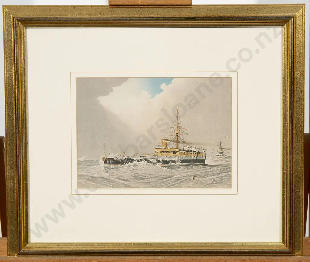 Two Nautical Chromolithographs Image 1++