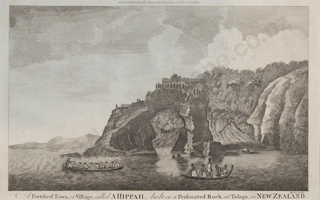 Engraving - A Fortified Town or Village Image 1++