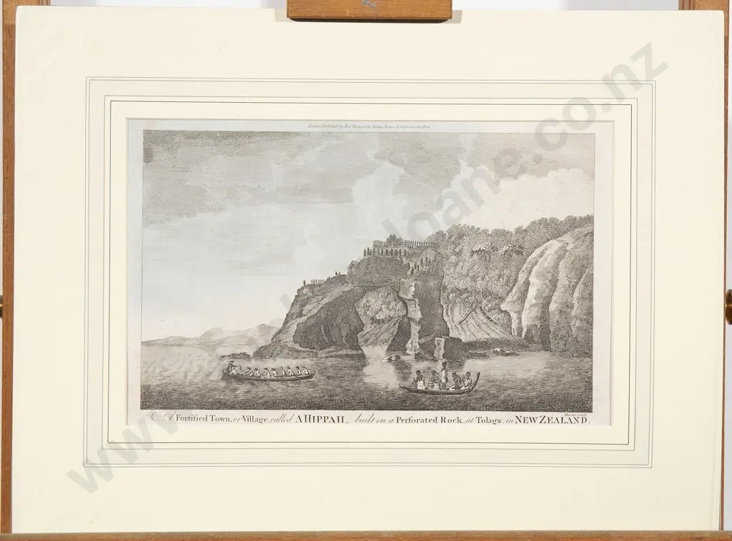 Engraving - A Fortified Town or Village Image 1++