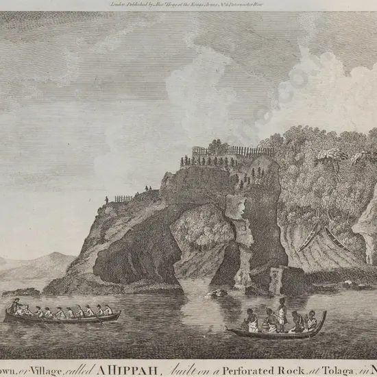 Engraving - A Fortified Town or Village