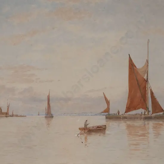 George S Walters (British) - On the Stour at Manningtree