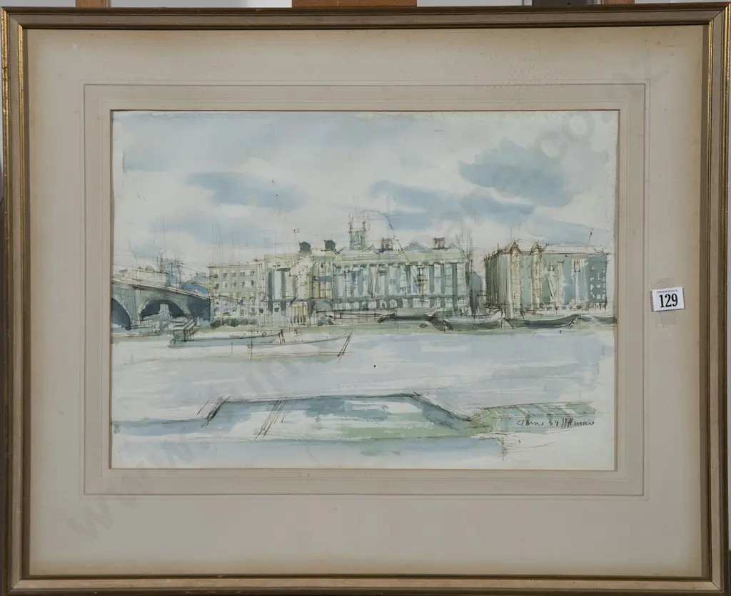 John H Finnie (British) - The Thames Image 1++