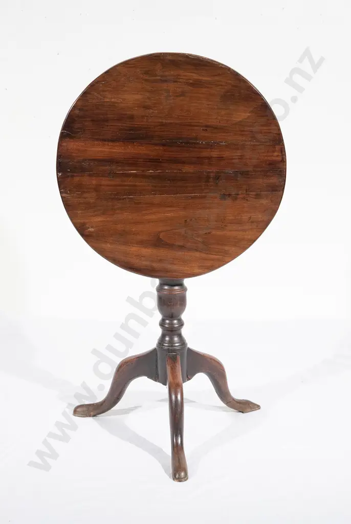 Regency Walnut Circular Snap Top Wine Table Image 1++
