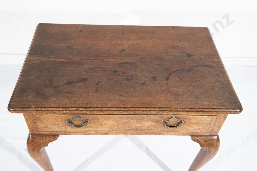 Geo III Oak Lowboy Image 1++