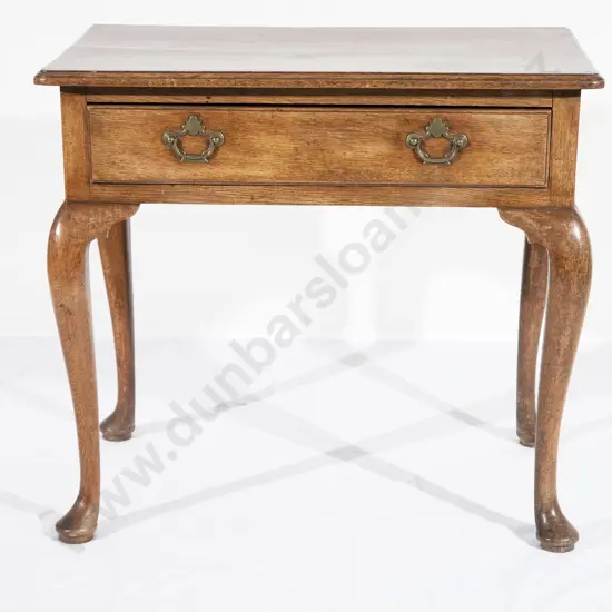 Geo III Oak Lowboy