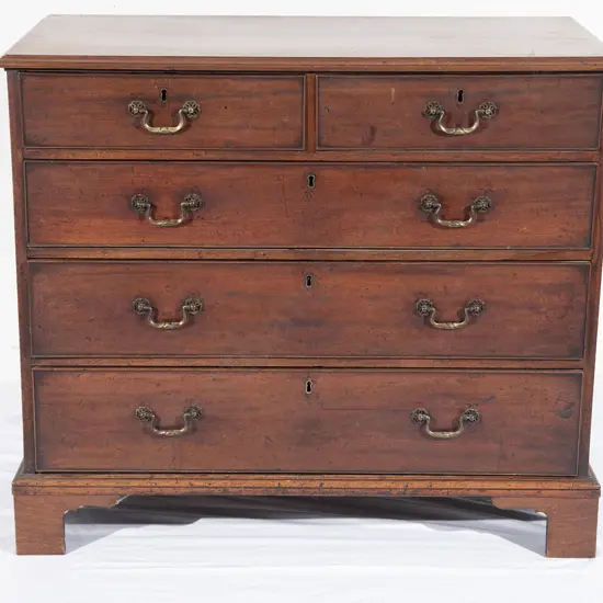 Geo III Mahogany Flat Front Chest