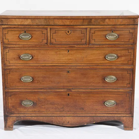 Regency Mahogany Flat Front Chest
