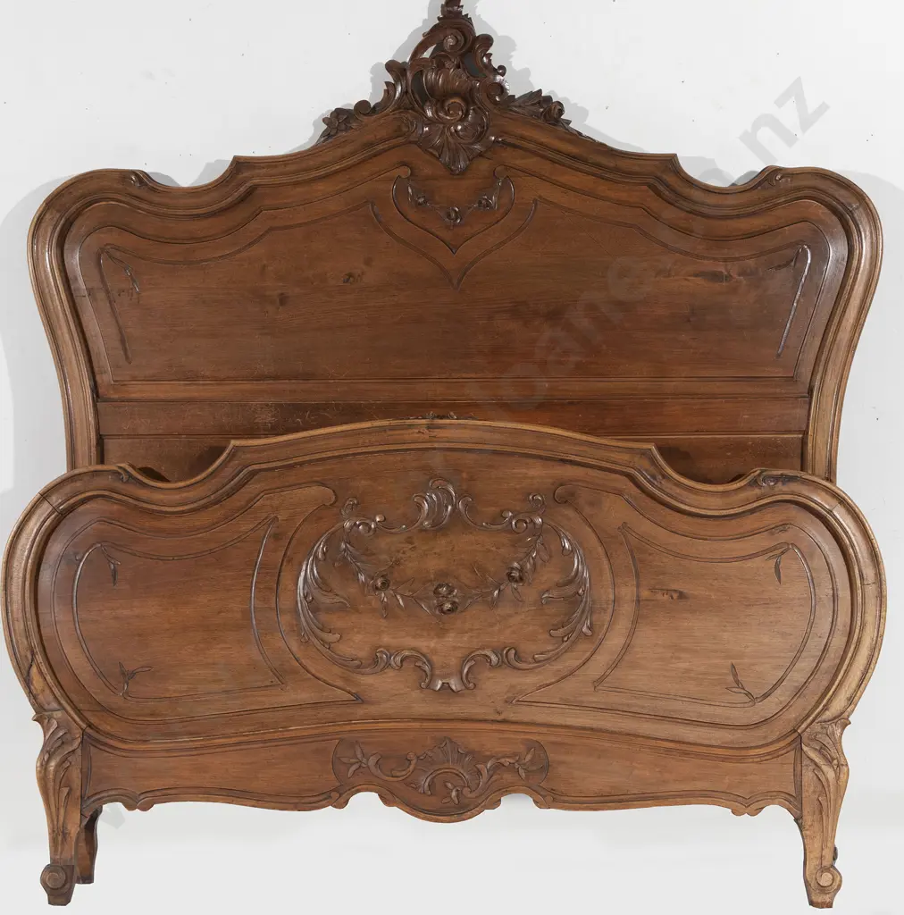 French Walnut Chateau Bed Image 1++