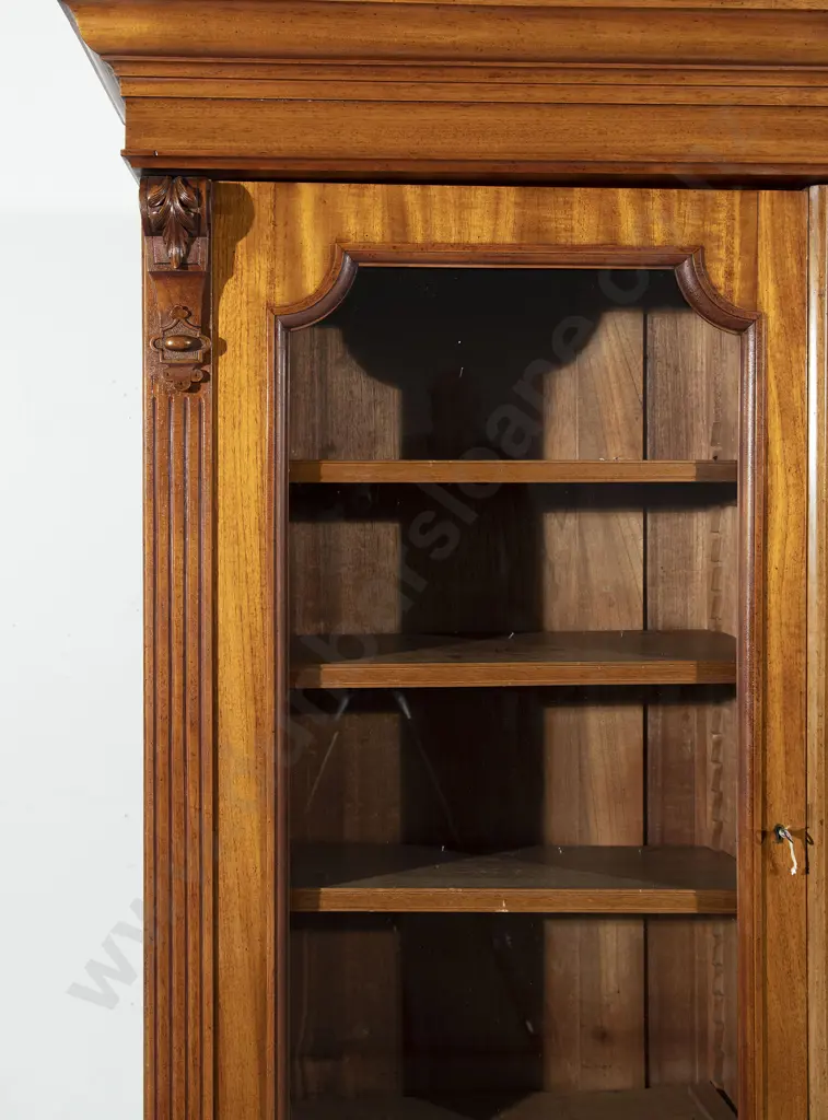 Victorian Mahogany Bookcase on Stand Image 1++