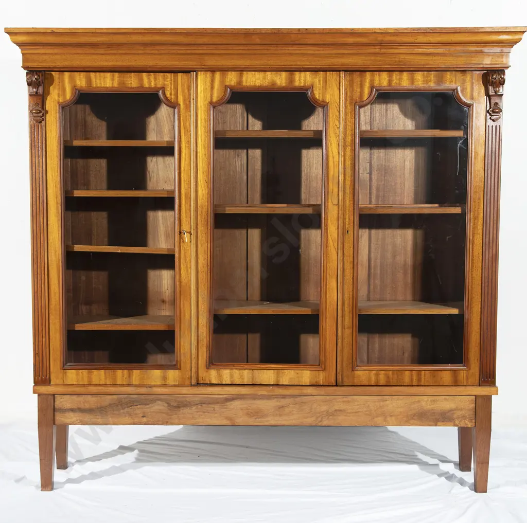 Victorian Mahogany Bookcase on Stand Image 1++