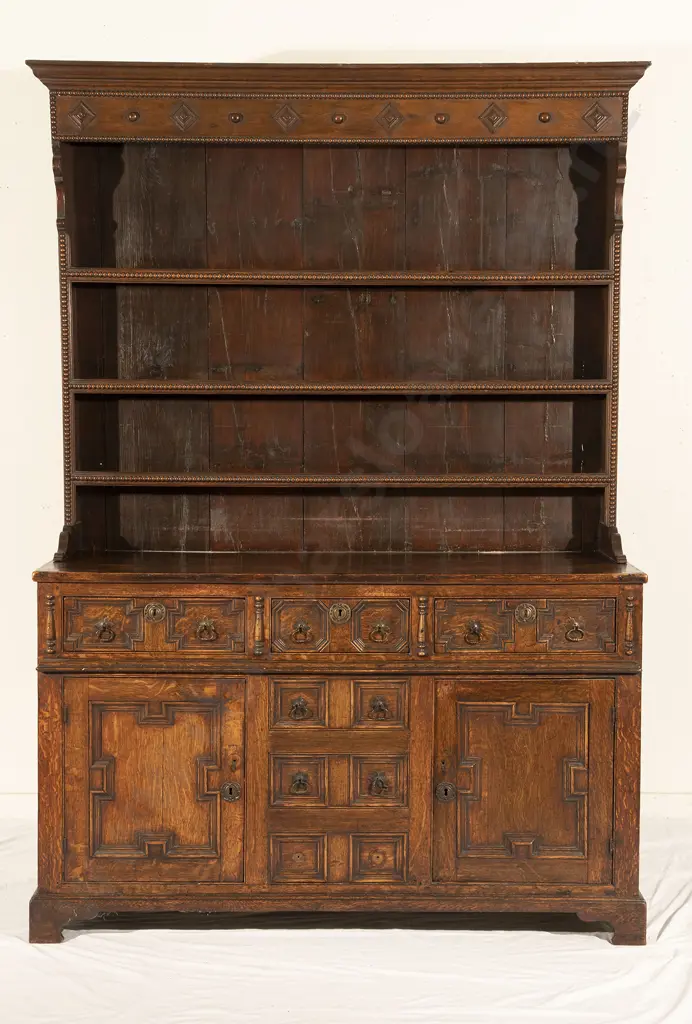 Charles II Oak Welsh Dresser Image 1++