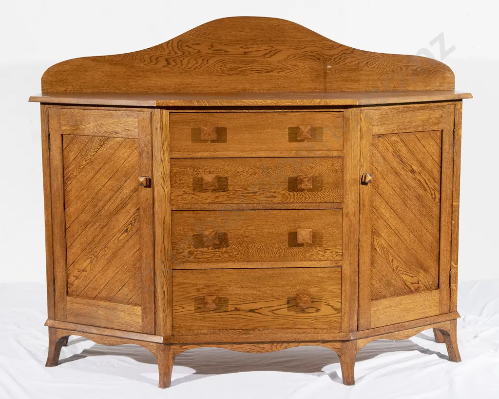 Arts & Crafts Oak Sideboard Image 1++