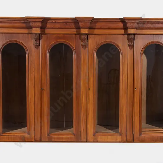 Late C19th NZ Colonial Kauri Cabinet Bookcase Top