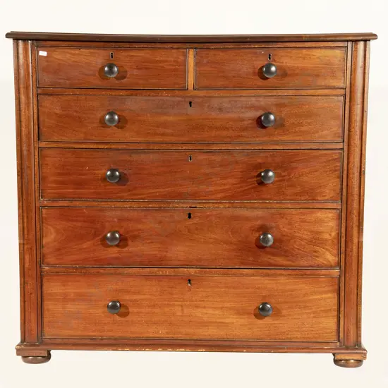 Wm IV Mahogany Flat Front Chest