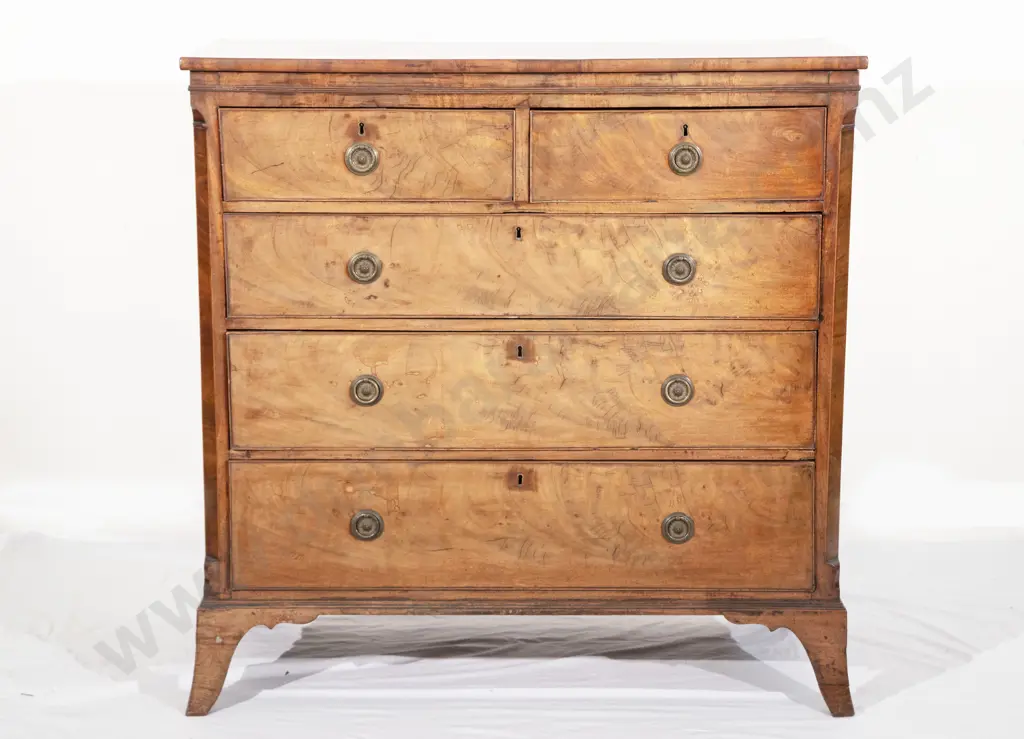Regency Mahogany Flat Front Chest Image 1++