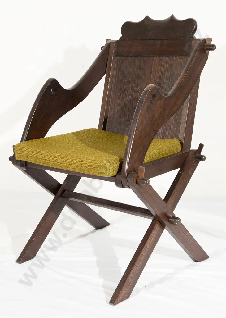 C20th Oak Glastonbury Chair Image 1++