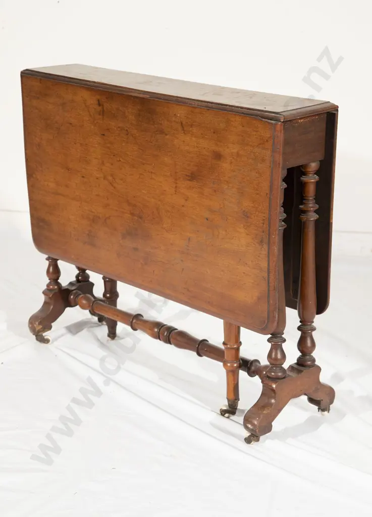 Victorian Mahogany Sutherland Tea Table Image 1++
