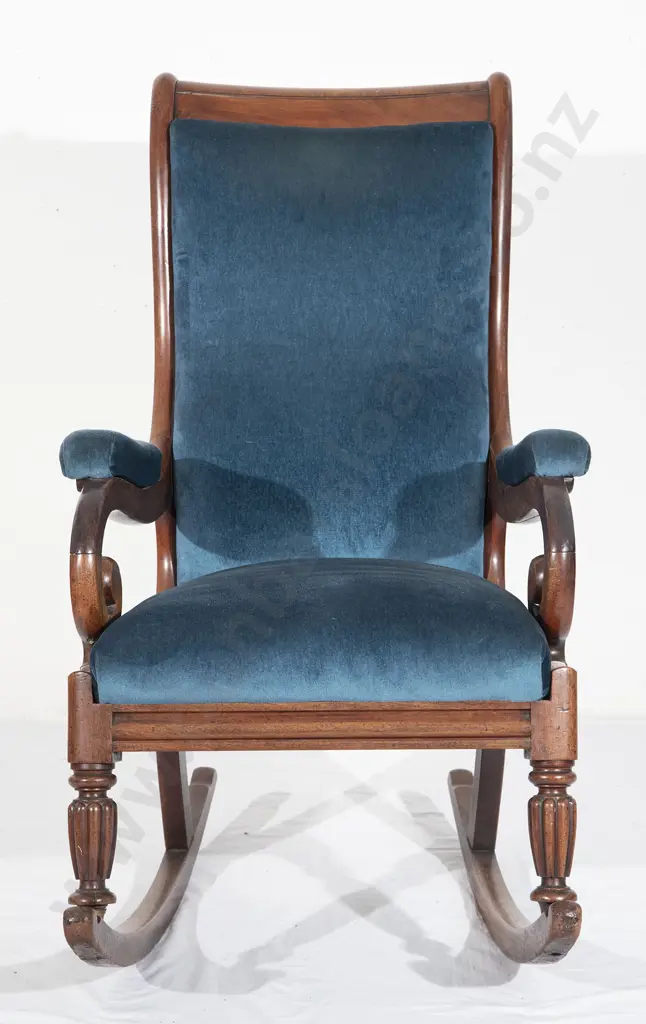 WmIV Mahogany Rocking Chair Image 1++
