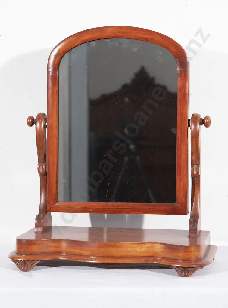 Victorian Mahogany Toilet Swing Mirror Image 1++