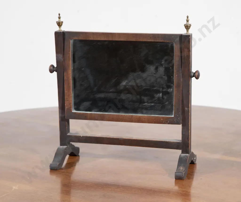 Small C19th Mahogany Swing Toilet Mirror Image 1++