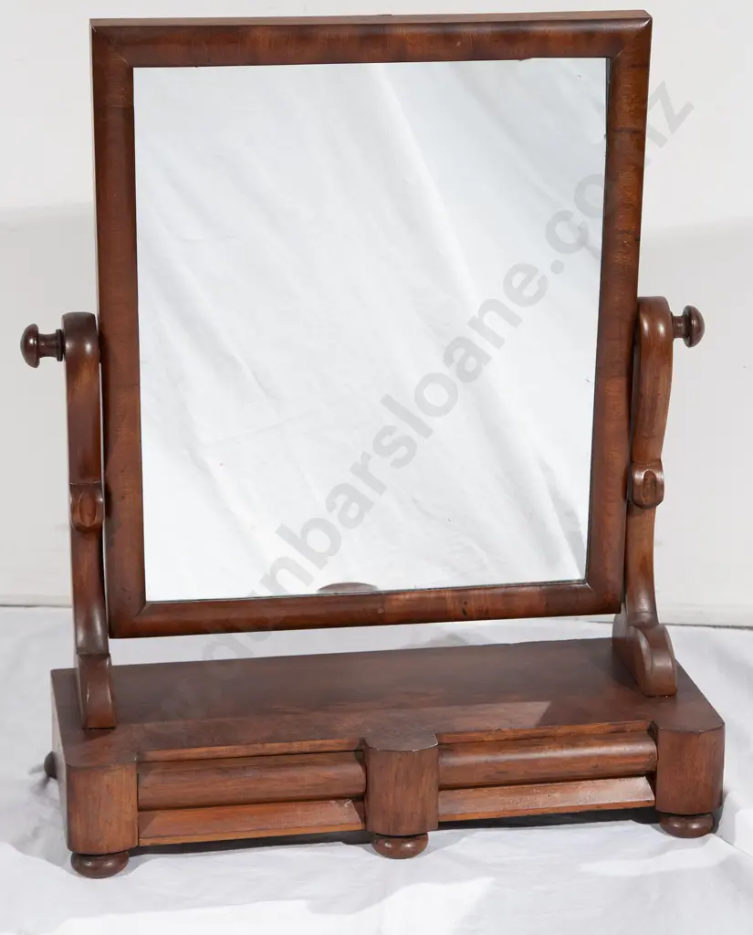 Victorian Mahogany Toilet Swing Mirror Image 1++