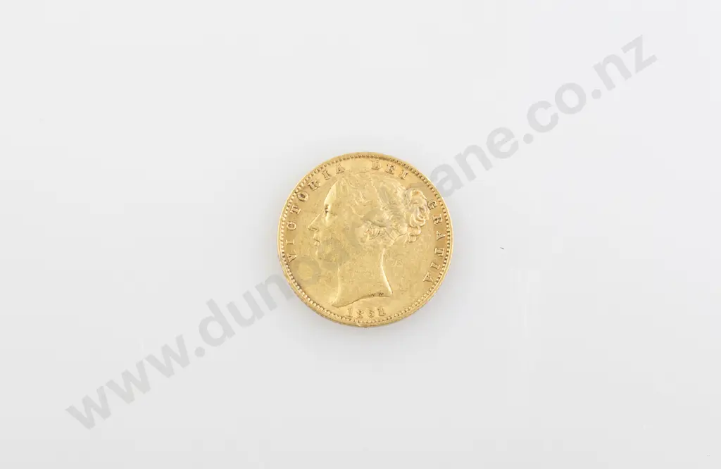 1861 Gold Sovereign Image 1++