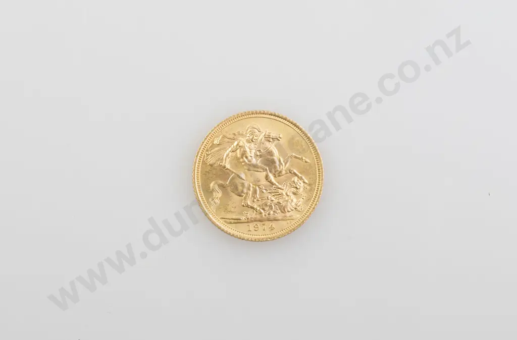 1974 Gold Sovereign Image 1++
