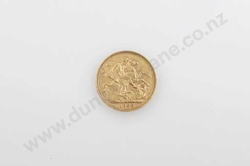 1896 Gold Sovereign Image 1++