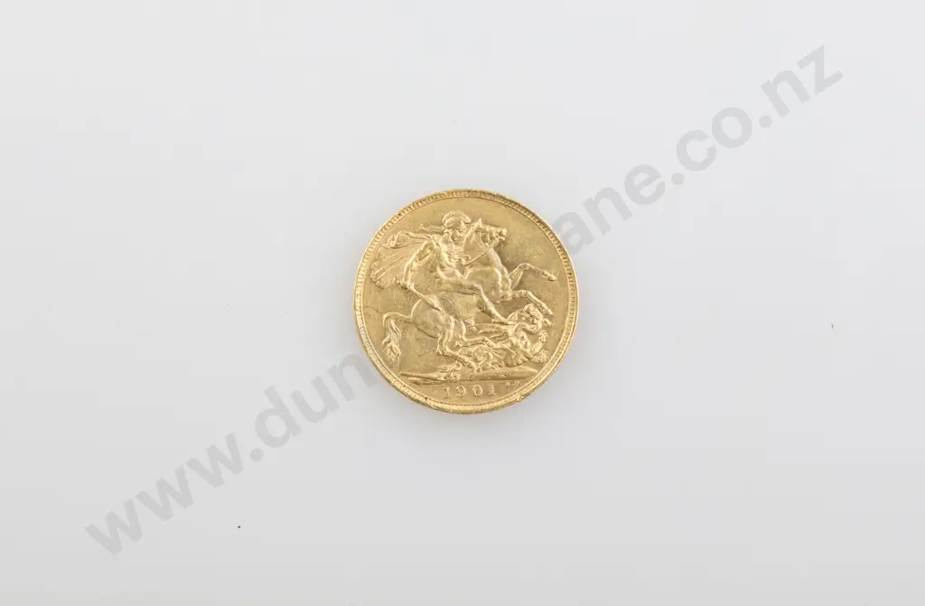 1901 Gold Sovereign Image 1++