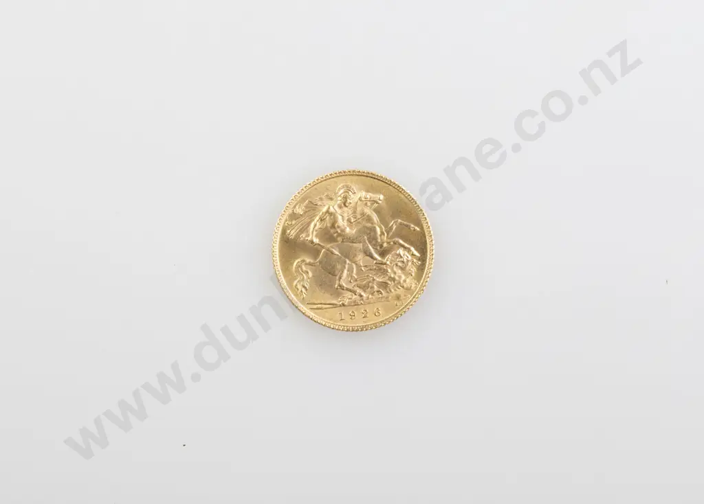 1926 Gold Half Sovereign Image 1++