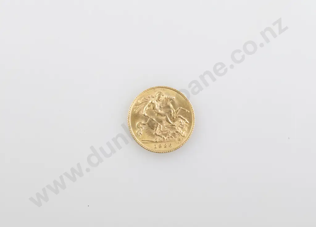 1926 Gold Half Sovereign Image 1++