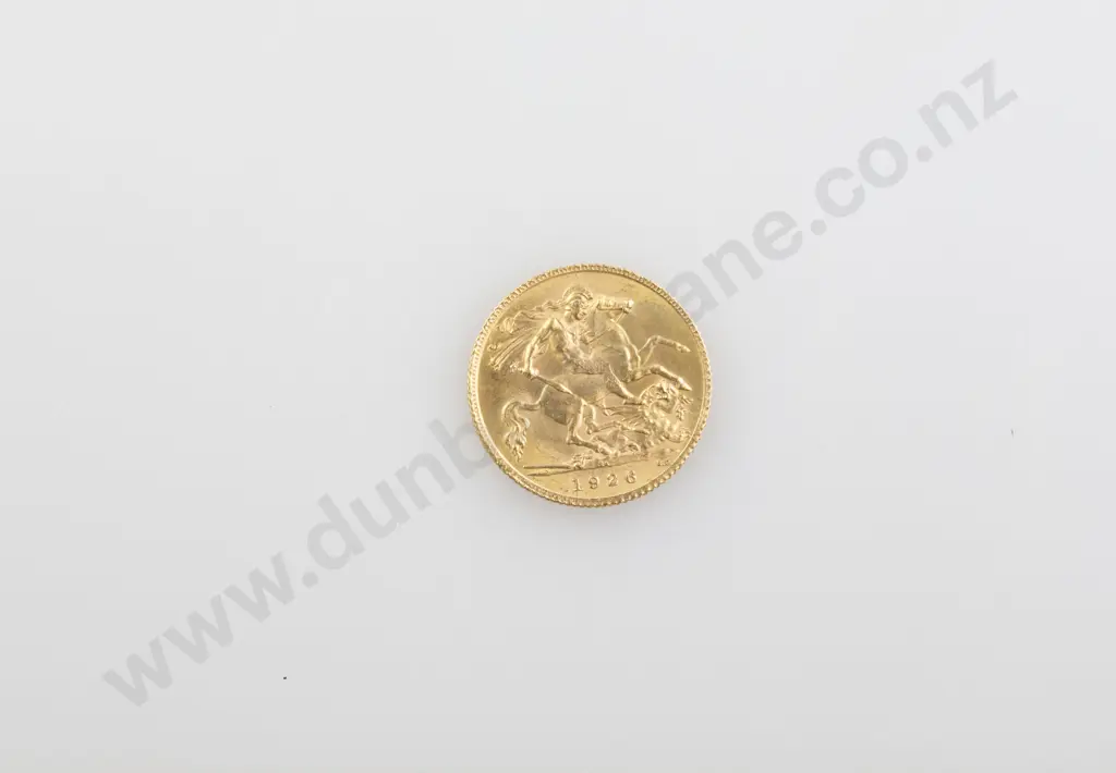 1926 Gold Half Sovereign Image 1++