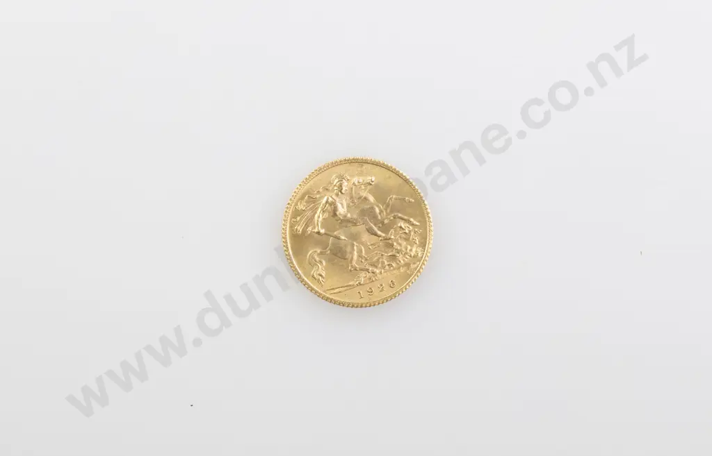 1926 Gold Half Sovereign Image 1++