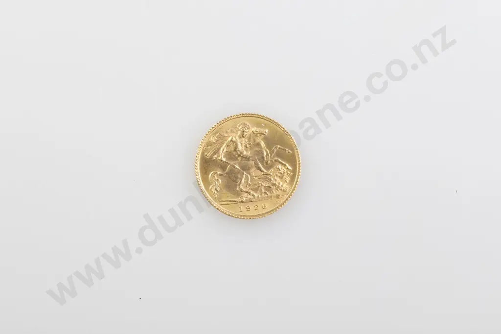 1926 Gold Half Sovereign Image 1++