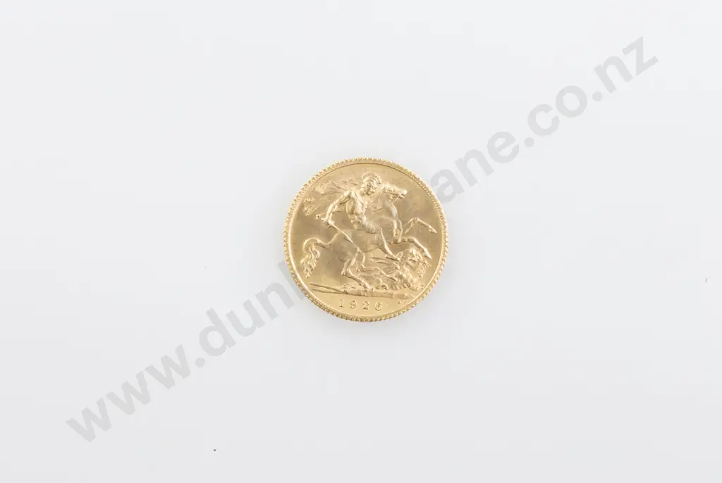 1926 Gold Half Sovereign Image 1++
