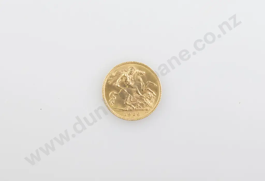 1926 Gold Half Sovereign Image 1++